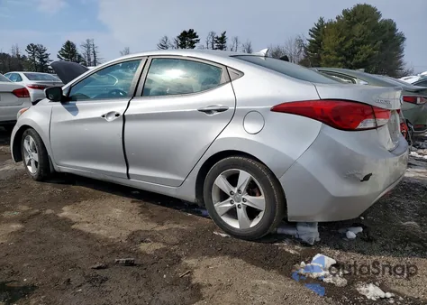 2013 Hyundai Elantra Gls из США, поврежденный, VIN 5NPDH4AE7DH413439